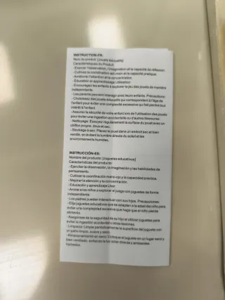 Juego de Madera para Aprender Números