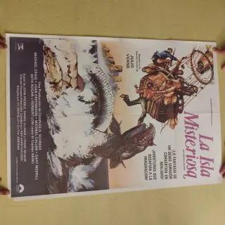 Cartel La Isla Misteriosa (Julio Verne)