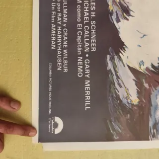 Cartel La Isla Misteriosa (Julio Verne)