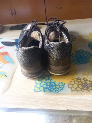 Bambas Pepe Jeans T39 Marrón/Dorado