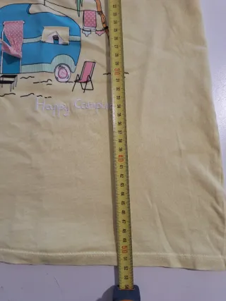 Camiseta niña amarilla "LA CARAVANA" 12 años