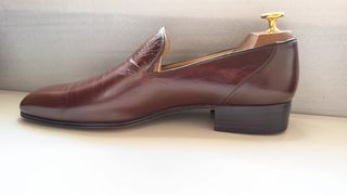 Mocassini Pollini Pelle Marrone Tg. 43