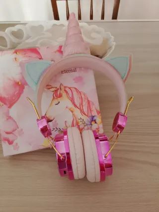 Cuffie Bluetooth Unicorni Rosa