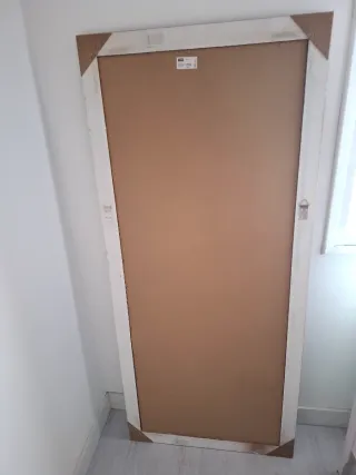 Espejo de madera y cristal