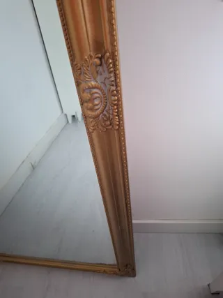 Espejo de madera y cristal