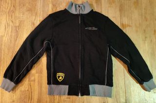 Felpa Lamborghini nera bambino XXL