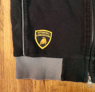 Felpa Lamborghini nera bambino XXL