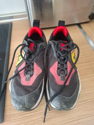 Zapatillas Puma Ferrari Negras y Rojas