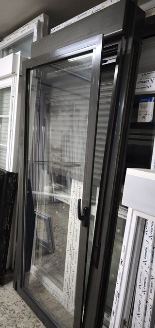 3 Puertas abatible de Aluminio 102 x 235 cm