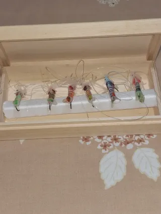 Anzuelos de pesca hechos a mano