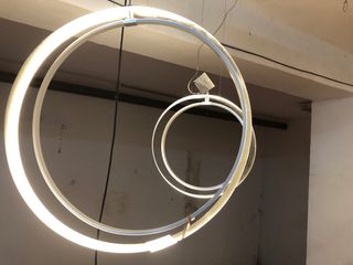 Lámparas de techo LED plateadas