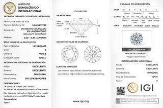 Diamante Laboratorio 0.50 CT IGI