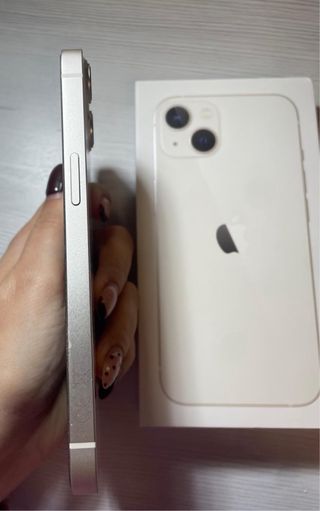 iPhone 13 128GB Blanco-Como nuevo+caja+cargador