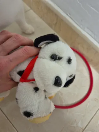 Perro Peluche Tin Tan con Correa