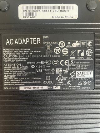 Fuente de poder HP 220W