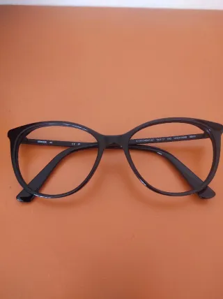 Montatura occhiali nera con strass