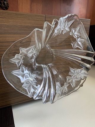 Centro de mesa cristal labrado