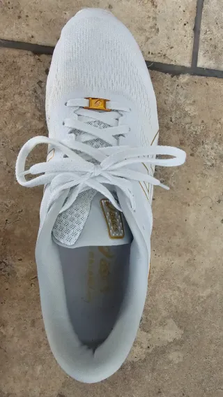 Asics Gel Kayano 26 Platinum Blancas/Doradas