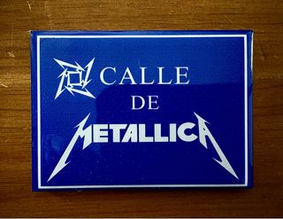 Imán Calle de Metallica