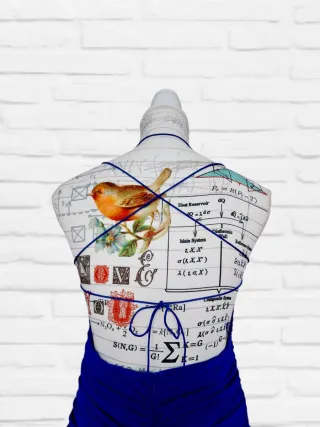 Vestido ajustado espalda abierta Talla S