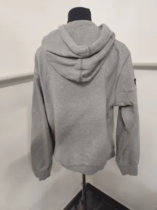 Felpa unisex grigia con stampa cane