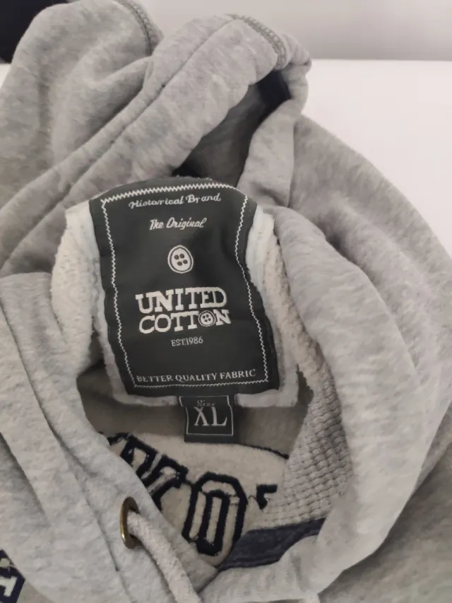 Felpa unisex grigia con stampa cane