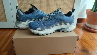 Merrell Moab Speed Zapatillas Azul/Gris