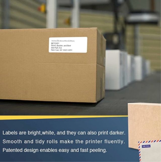 20 Rollos Etiquetas BETCKEY DK-11208 Precortadas
