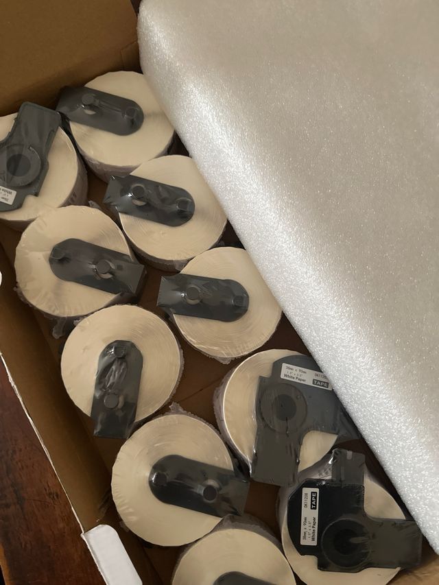 20 Rollos Etiquetas BETCKEY DK-11208 Precortadas