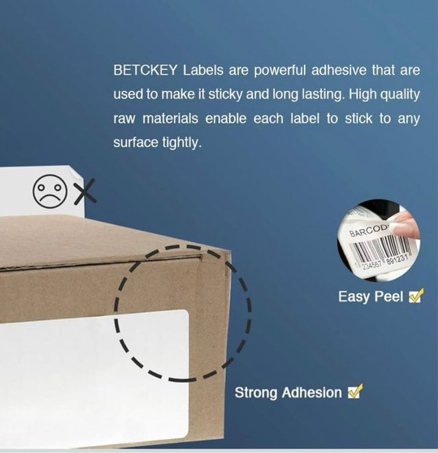 20 Rollos Etiquetas BETCKEY DK-11208 Precortadas