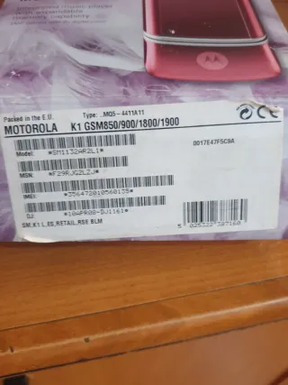 Motorola KRZR K1 Rosa/Rojo