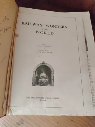 Libros Railway Wonders of the World