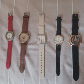 Lote de 5 Relojes y precio unitario