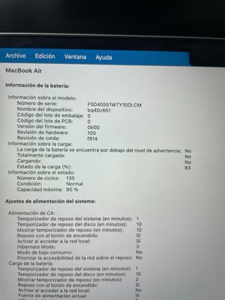 Macbook Air 13 M3 512GB como nuevo bateria 95%