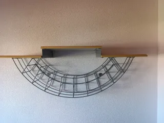 Estantería multimedia madera y metal