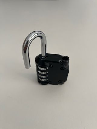 Candado de combinación negro