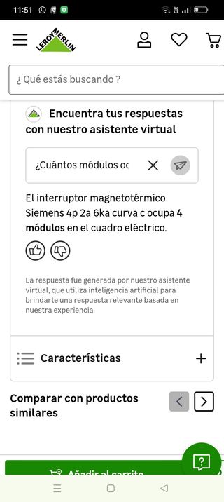 Interruptor Magnetotérmico Siemens SSJ64 C10