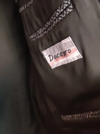 Chaqueta de lana hombre espigas