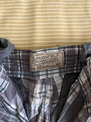 Lote 4 Bermudas Cuadros Springfield