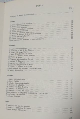 Corazón. Año 1977. Libro antiguo retro vintage