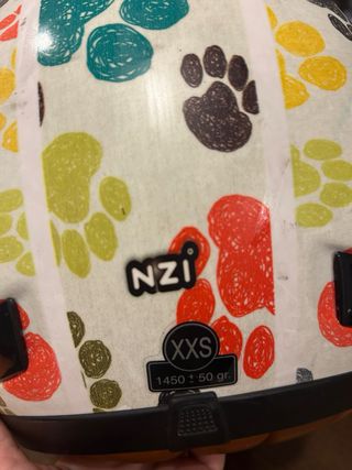 Casco Moto XXS Estampado NZI Como nuevo