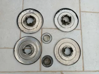 Set 4 copricerchi copriruota borchie Volvo 240