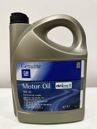 Aceite Motor Opel Dexos2 5W30 5L