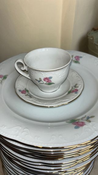 Vajilla Mitterteich Porcelana Completa para 12 ps