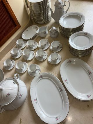 Vajilla Mitterteich Porcelana Completa para 12 ps