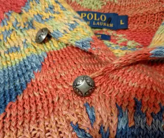 Jersey Polo Ralph Lauren Étnico Aztec Lino