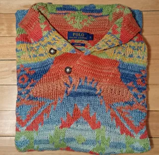 Jersey Polo Ralph Lauren Étnico Aztec Lino