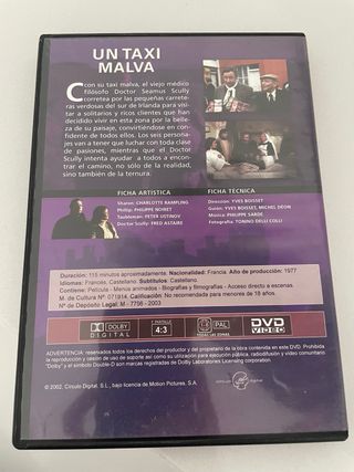 DVD Un Taxi Malva Película