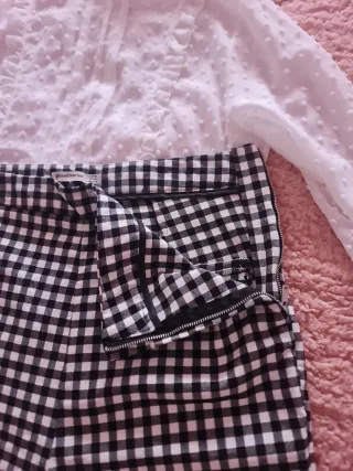 Conjunto Top y Pantalón Cuadros
