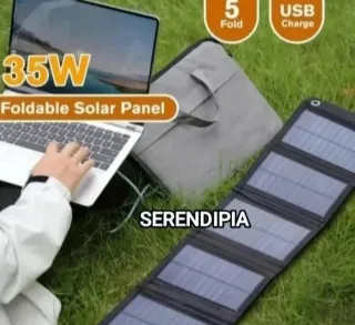 CARGADOR SOLAR PLEGABLE (5 PANELES)